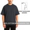 Men's Oversized Heavyweight Cotton Crew Neck Short Sleeve Tshirts Loose Fit Tops (S-3XL))